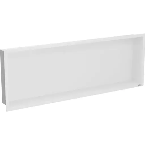 Полка в ванную комнату Nett YW-92, металлическая горизонтальная Белый - фото 1