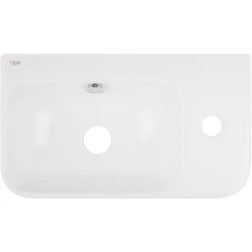 Умивальник Qtap Tern 450x250x158 White QT1711H02LW, Білий - фото 1