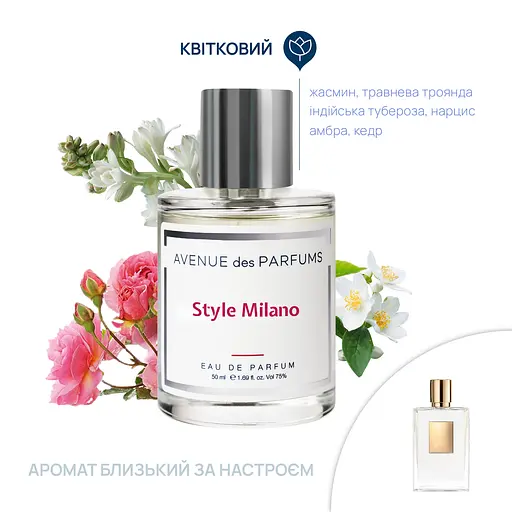 Парфюмерная вода Style Milano Avenue des Parfums 50 мл - фото 2