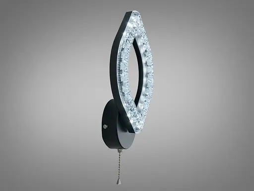 Бра настінне Romin LED чорне 17 Вт CCT ланцюжок - фото 2