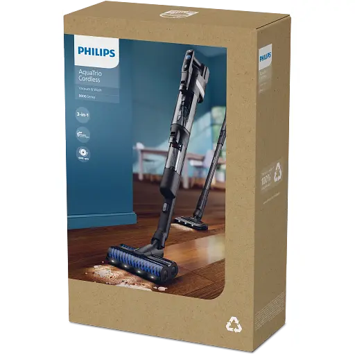 Пилосос Philips AquaTrio, 9000 Series чорний (XW9463/10) - фото 4