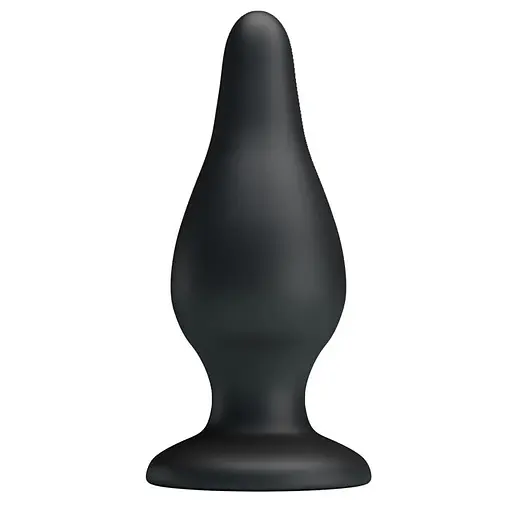 Анальна пробка Pretty Love Sturdy Silicone Anal Plug 15.4 см (чорний)
