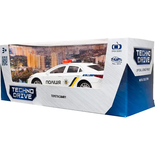 Автомодель TechnoDrive Toyota Camry Поліція (KM250416) - фото 12