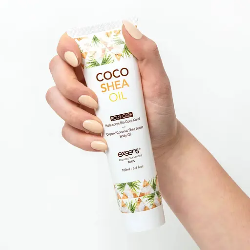 Органічна кокосова олія каріте (ши) для тіла Exsens Coco Shea Oil 100 мл - фото 2