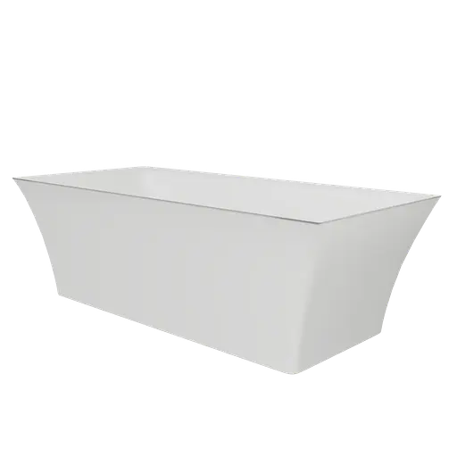 Ванна отдельностоящая глянцевая Amdcon Sparta 173x73 из литого камня SPARTA_173_HL Белый - фото 7