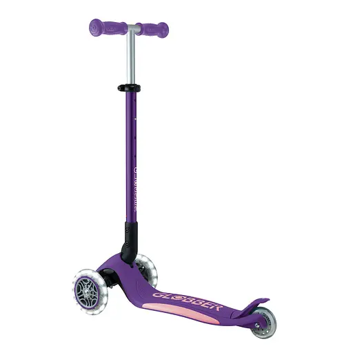 Самокат Globber Elite Lights колеса з підсвіткою 50 кг фіолетово-рожевий (439-603-3) - фото 3