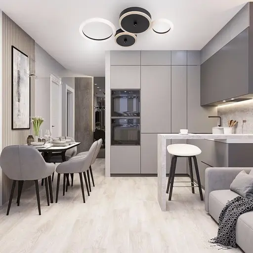 Люстра світлодіодна акрилова Sirius N 3834 BK - фото 6