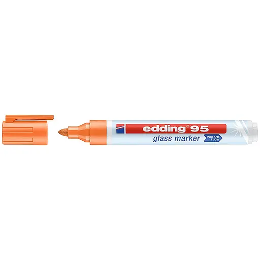 Маркер Edding Glass e-95, 1.5 – 3 мм, круглий, помаранчевий (e-95/06)