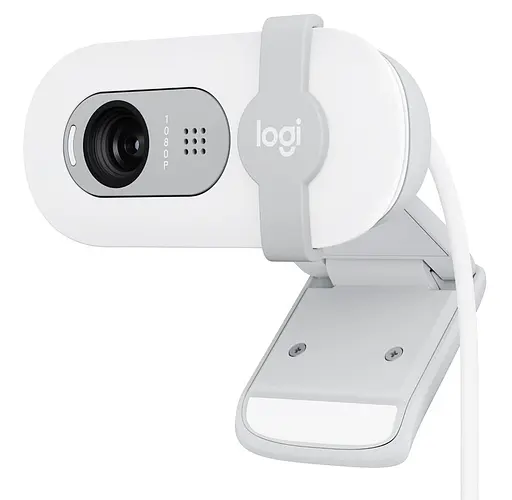 Веб-камера Logitech Brio 100 Full HD Off-White (960-001617) - фото 1