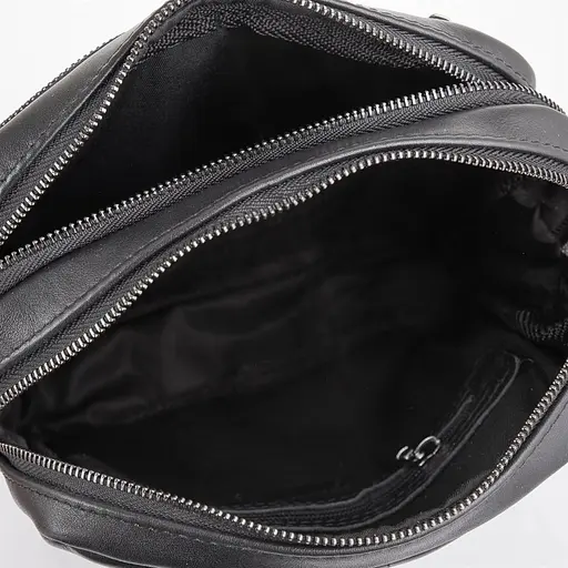 Чоловіча шкіряна сумка через плече TARWA 24х26х7 см sum0025862 - фото 2