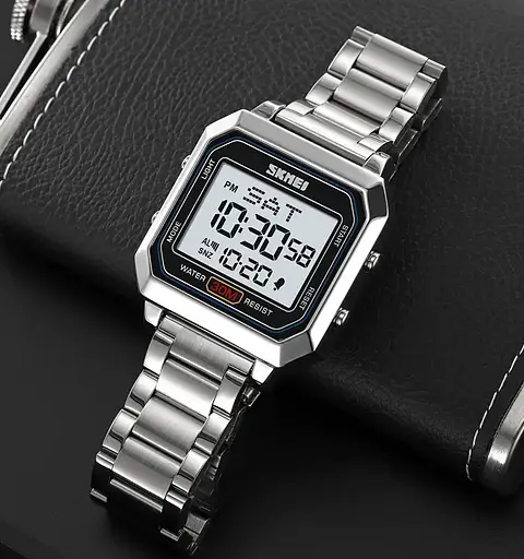 Часы мужские наручные спортивные Skmei 2149 (Серебристый) - фото 6