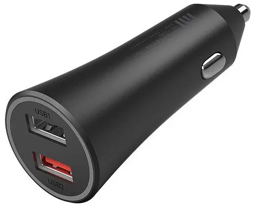 Автомобильное зарядное устройство для Xiaomi Mi Dual-Port Car Charger 37W (CC06ZM) - фото 1