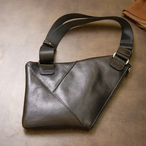 Чоловіча сумка GRANDE PELLE 21х31х1,5 см sum0020130 - фото 7