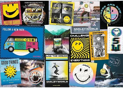 Пазл Trefl Позитивная жизнь коллаж 1000 эл. (10729) - фото 3