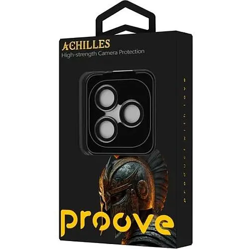 Захисне скло на камеру Proove Achilles для Apple iPhone 17 Pro/17 Pro Max Black (CPPAIP17PM01) [156968] - фото 2