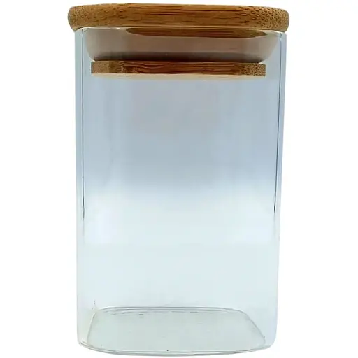 Емкость стеклянная для специй Vittora с деревянной крышкой 200 мл VT-9020 (142650)