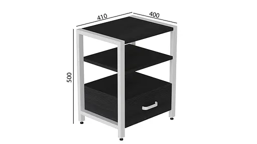 Тумба универсальная Вивьен 1/1 50x41x40 белый ДСП Сосна Кембра 16мм FRD-104150 - фото 5