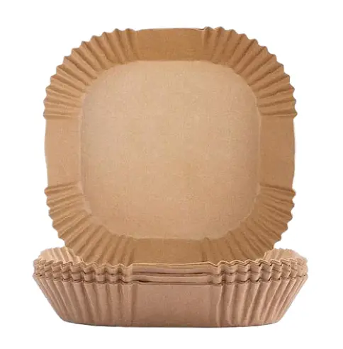 Одноразовые бумажные вкладыши для аэрофритюрницы A-Plus 200 мм × 45 мм термостойкие пищевая бумага - фото 1