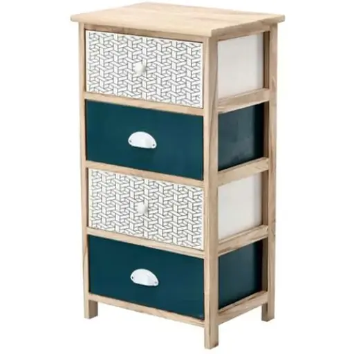 Комод деревянный Chomik Hans на 4 ящика изумрудный