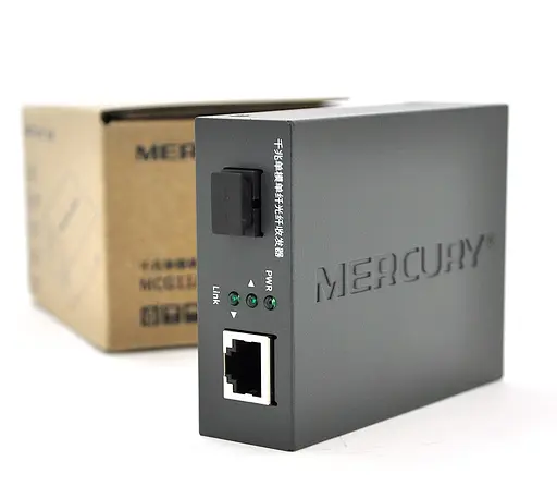 Медіаконвертер Mercury MCG11A-3A (IC+175), 1310 WDM, 10M/100M/1000M, 20km