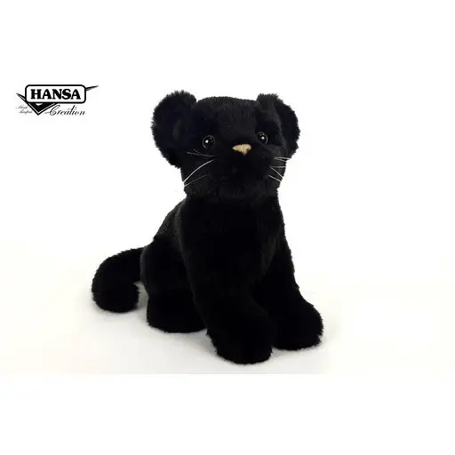  М'яка іграшка Hansa Дитинча чорної пантери 18 см (7487) - фото 2