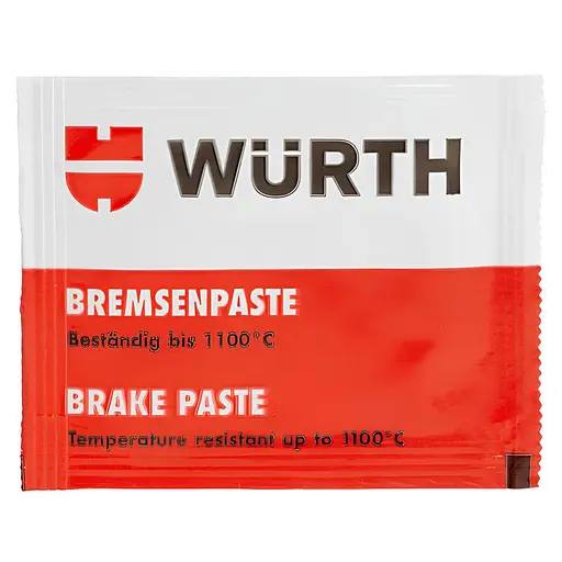 Паста защитная для тормозной системы Wurth 1100°С 5.5 г пакет (08931105)