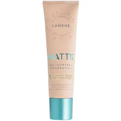 Тональна основа Lumene Matte Oil-control Foundation відтінок 1 (Classic Beige) 30 мл - фото 1