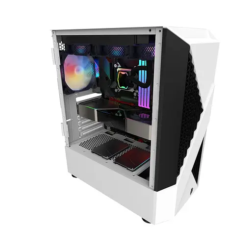 Корпус 1stPlayer F3-A-WH-4F1 White без БП (F3-A-WH-4F1) - фото 10