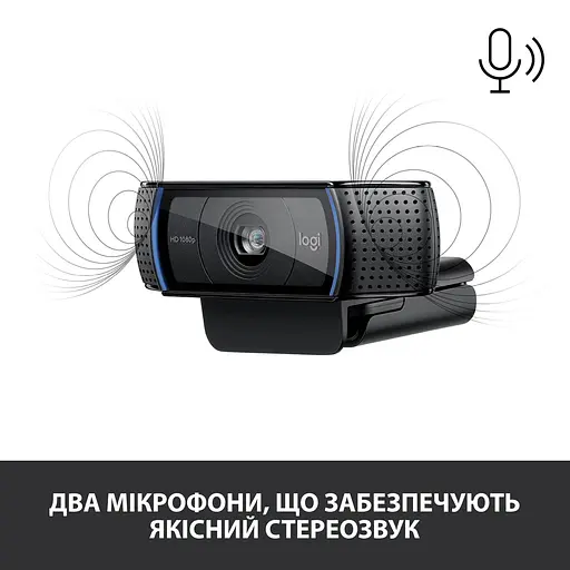 Веб-камера Logitech C920S Pro HD Black (960-001252) - фото 6
