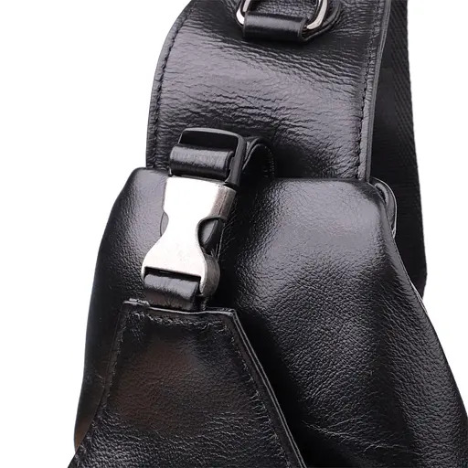 Мужская сумка через плечо из натуральной кожи Vintage 19х32х8 см sum0028982 - фото 5