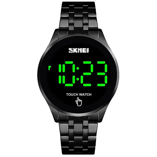 Мужские наручные светодиодные часы Skmei 1579 light (Черные)