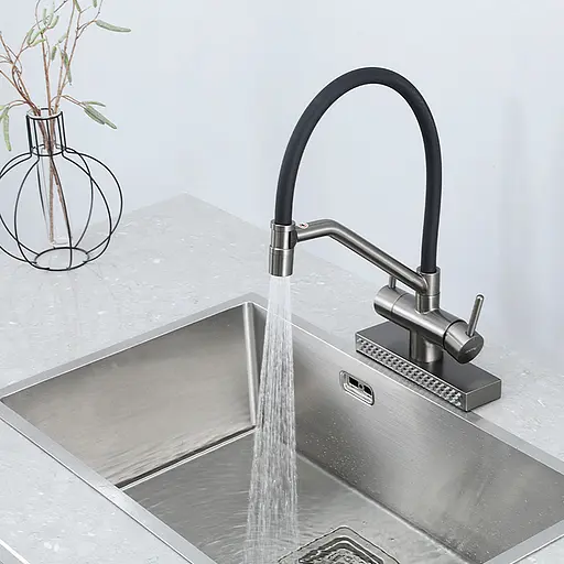 Змішувач для кухні Gappo з водоспадом G4098-9 - фото 2