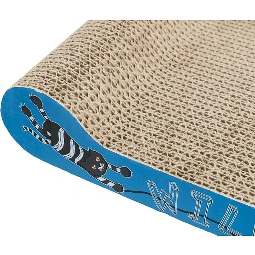 Дряпка Trixie для котів з котячою м'ятою картонна синя 41х7х24 см [CD] - фото 2