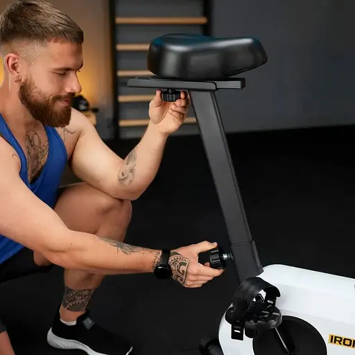 Велотренажер Trex Sport TX-500MB IRON магнітний білий - фото 4