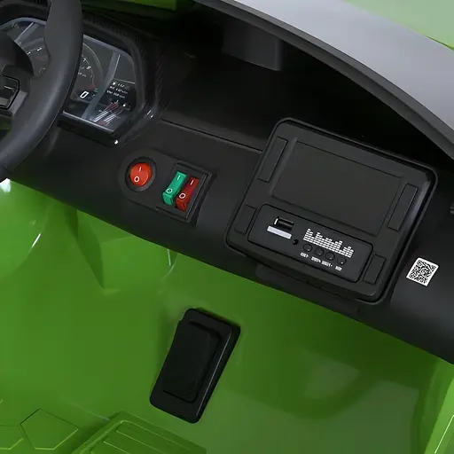 Електромобіль дитячий Bambi Lamborghini M 6026EBLR5 два мотори м'які колеса шкіряне сидіння - фото 5