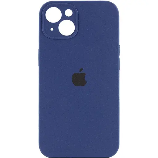 Чехол Epik Silicone Case Full Camera Protective AA для Apple iPhone 15, 6.1 Синий/Deep navy