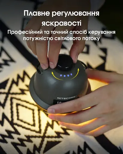 Кемпінговий підвісний ліхтарик Nitecore LR40 100лм з Power Bank Type-C (Білий) - фото 9