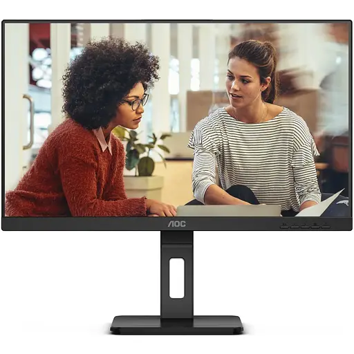 TFT 27" AOC Q27E3UMF, QHD, VA, HDMI, DP, USB-hub, HAS, Pivot, колонки, чорний
