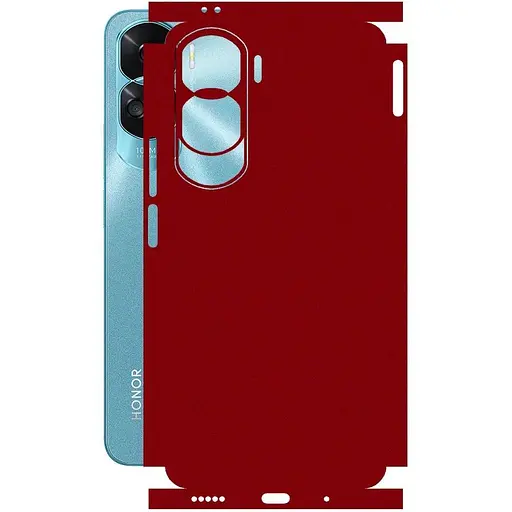 Защитная пленка StatusSKIN для Honor 90 Lite Корпус Винил Металлик красный - фото 1