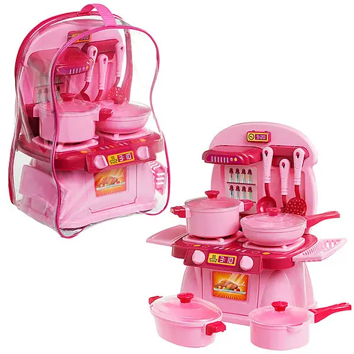 Ігровий набір Кухня "Cooking Plate with Dishes" Юніка 71719, 10 предметів - фото 1