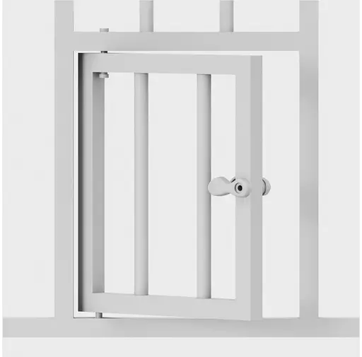 Барьер межкомнатный-лестничный Tulano Guardian 2.0 White 75-96 см - фото 3