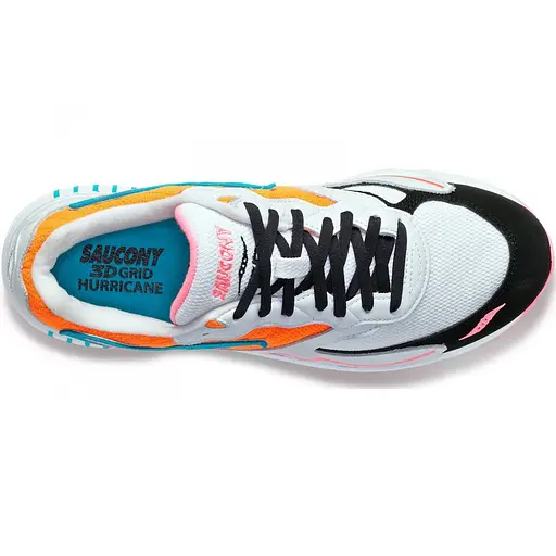 Кросівки Saucony 3D Grid Hurricane 37 White/Orange (1097-S70646-56) - фото 4