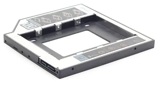 Внешний карман Gembird HDD 2,5" для ноутбука в отсек CD-ROM MF-95-01 (9.5 мм) (MF-95-01) - фото 1