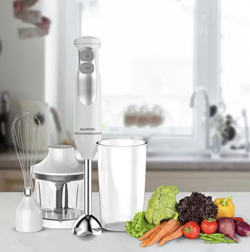 Блендер KUMTEL HHB-02 White (подрібнювач, міксер) - фото 3