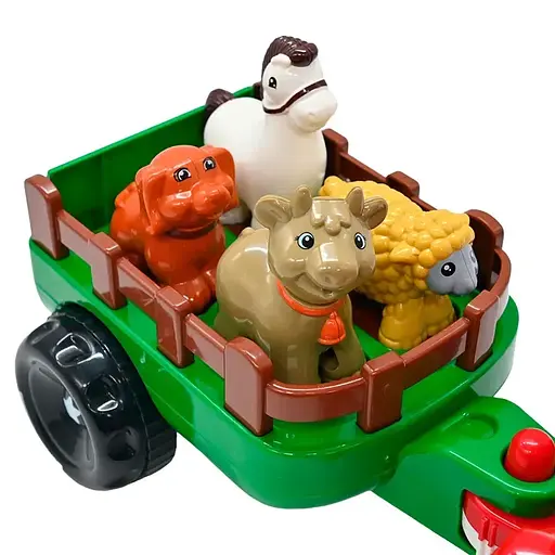 Трактор музичний WToys українська озвучка, світло, віршики, казки - фото 3