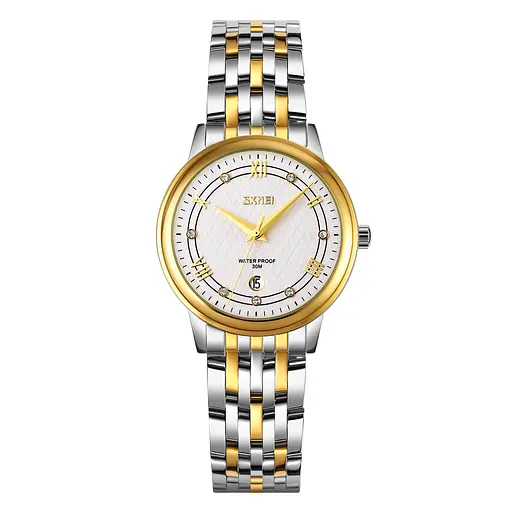 Skmei 9272TGDSI-S Gold/Silver-Silver Lady