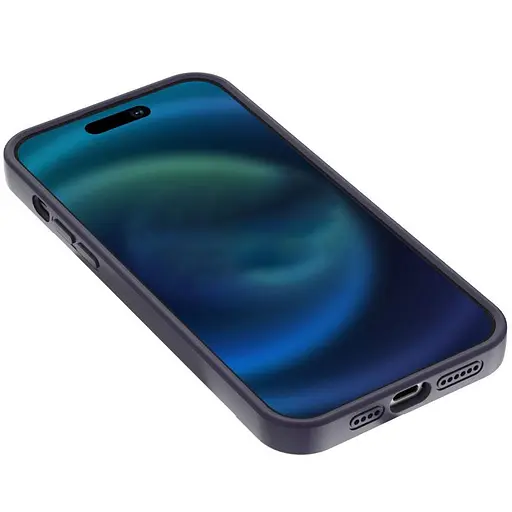 Чохол Epik Silicone Case Full Protective with Ring для Apple iPhone 16, 6.1 Purple - фото 3