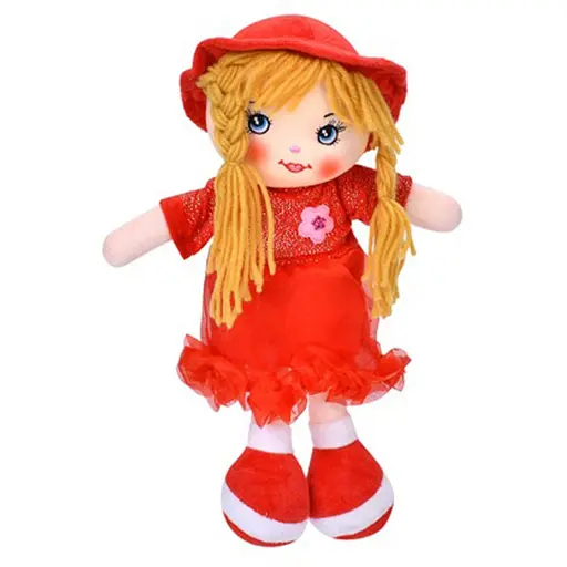 Дитяча іграшкова лялька Bambi YG0009 Red 33 см м'яка набивна петелька  - фото 1