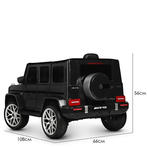 Електромобіль дитячий Bambi M 4214EBLR-2 Mercedes-Benz G-class Чорний - фото 4