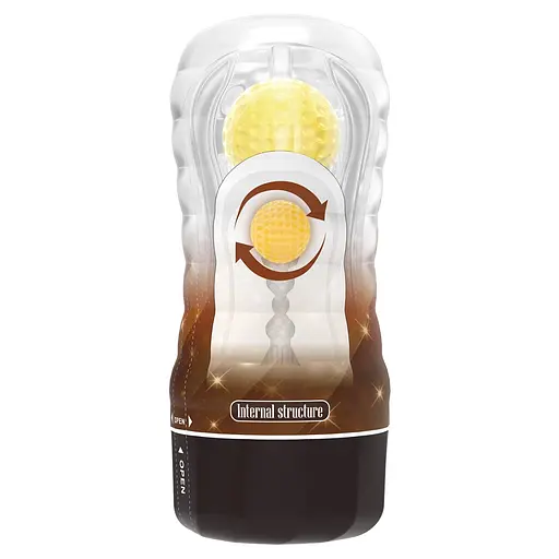 Мастурбатор Pretty Love Vacuum Cup Stellar жовтий - фото 3